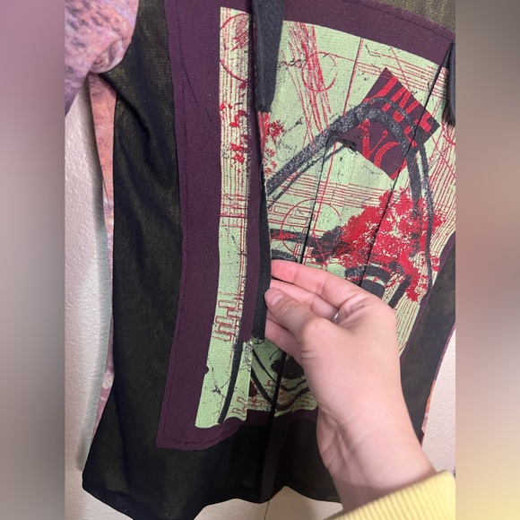 Deca Paris Mesh Grunge Shirt - Picture 6 of 6